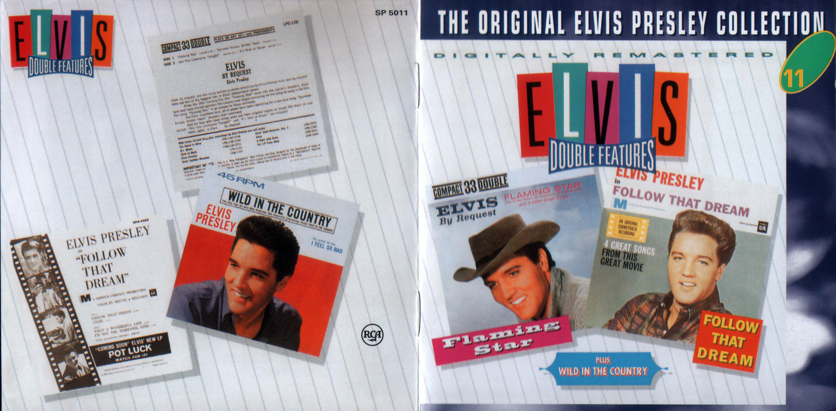 Elvis Presley  The Original Elvis Presley Collection 11; Flaming Star, Wild, Follow : Booklet